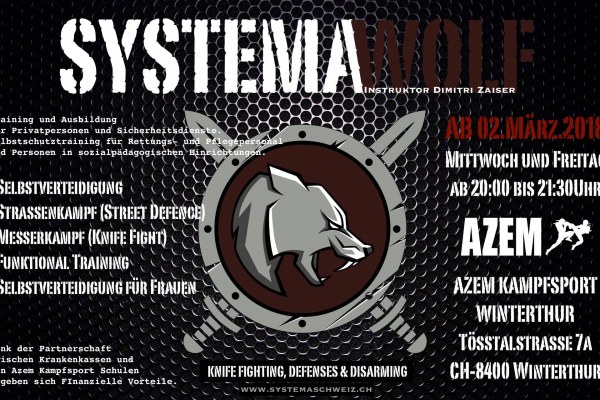 Systema im Wing Thai Gym-Center in WINTERTHUR