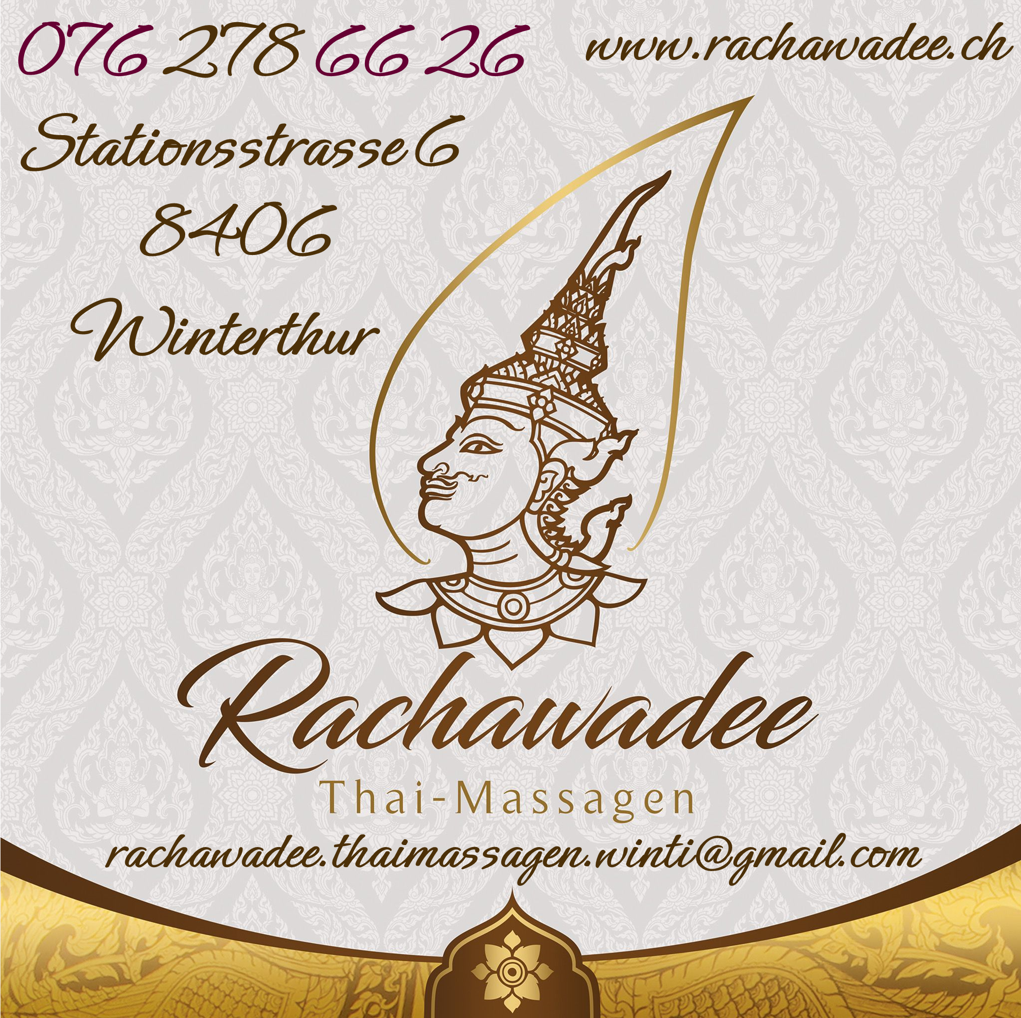 Rachawadee Thai Massagen als Sponsor und Partner von Azem Kampfsport in Winterthur