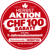 Rote Herbstaktion mit 100 CHF Rabatt